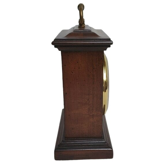 Vintage Howard Miller Mantel Clock Quartz 612-350 Wood Battery Alarm READ Parts - Picture 4 of 16